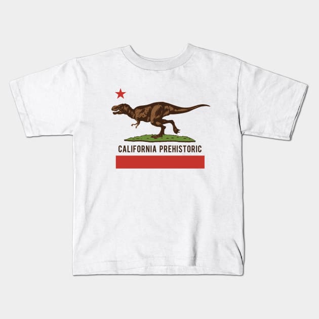 California Prehistoric Kids T-Shirt by TeeBC